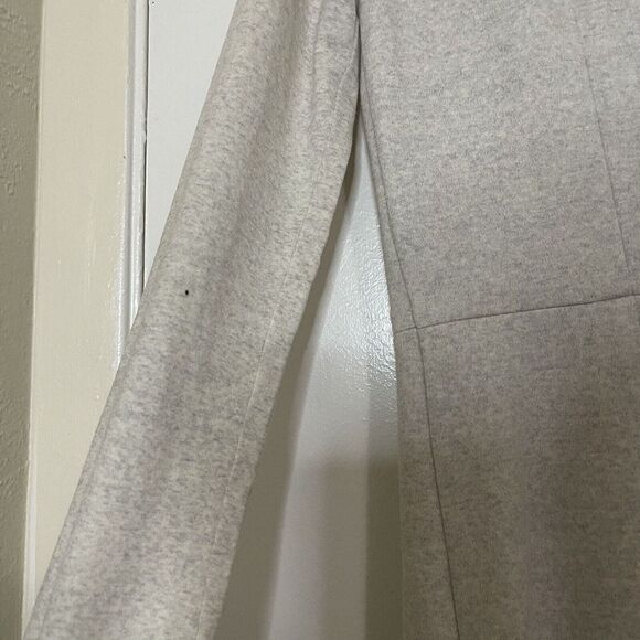 Max Mara Beige Wool long sleeve midi sheath knit dress size 38 US Small - Picture 3 of 7